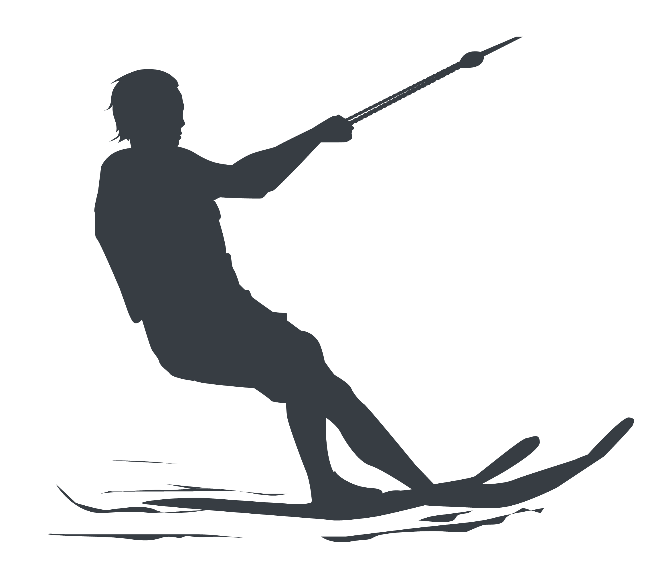 Water Skier Silhouette